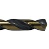 Drill America 3/8" HSS Black & Gold KFD Split Point Jobber Length Drill Bit KFD3/8